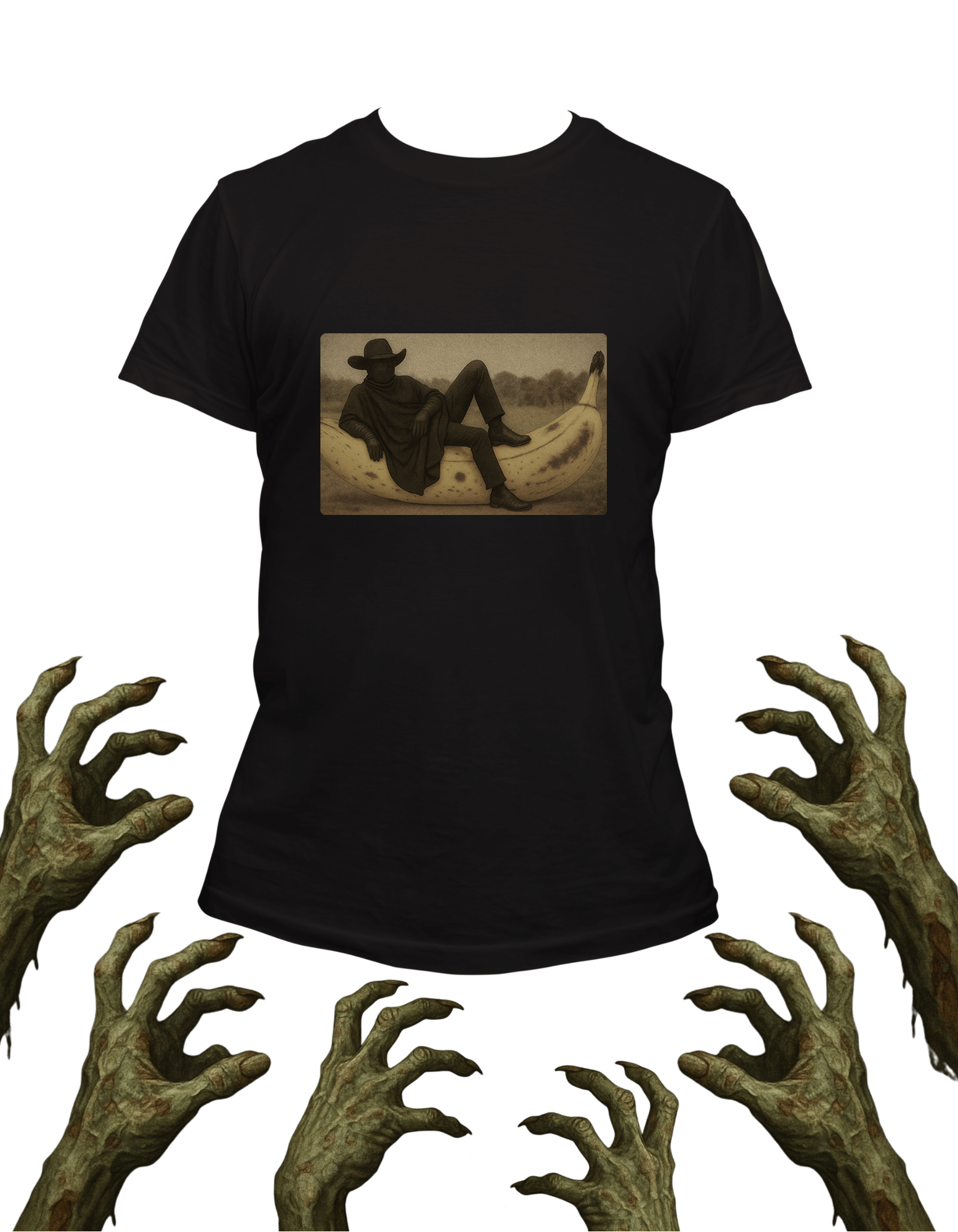 Playera promocional Pueblo de Nadie modelo 69